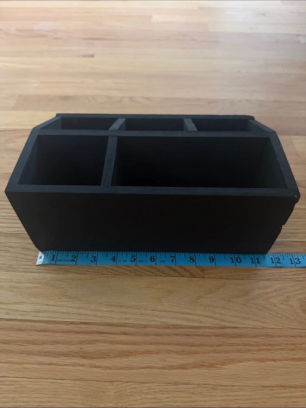 Coffee Bar Wooden Organizer - Black